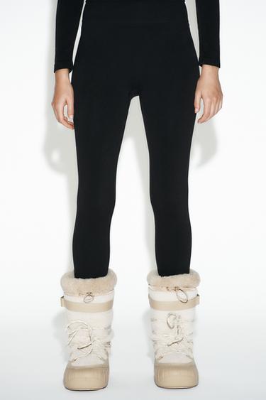 LEGGINGS SEAMLESS CON LA MEIRIÑA SKI COLLECTION - Negro de Zara