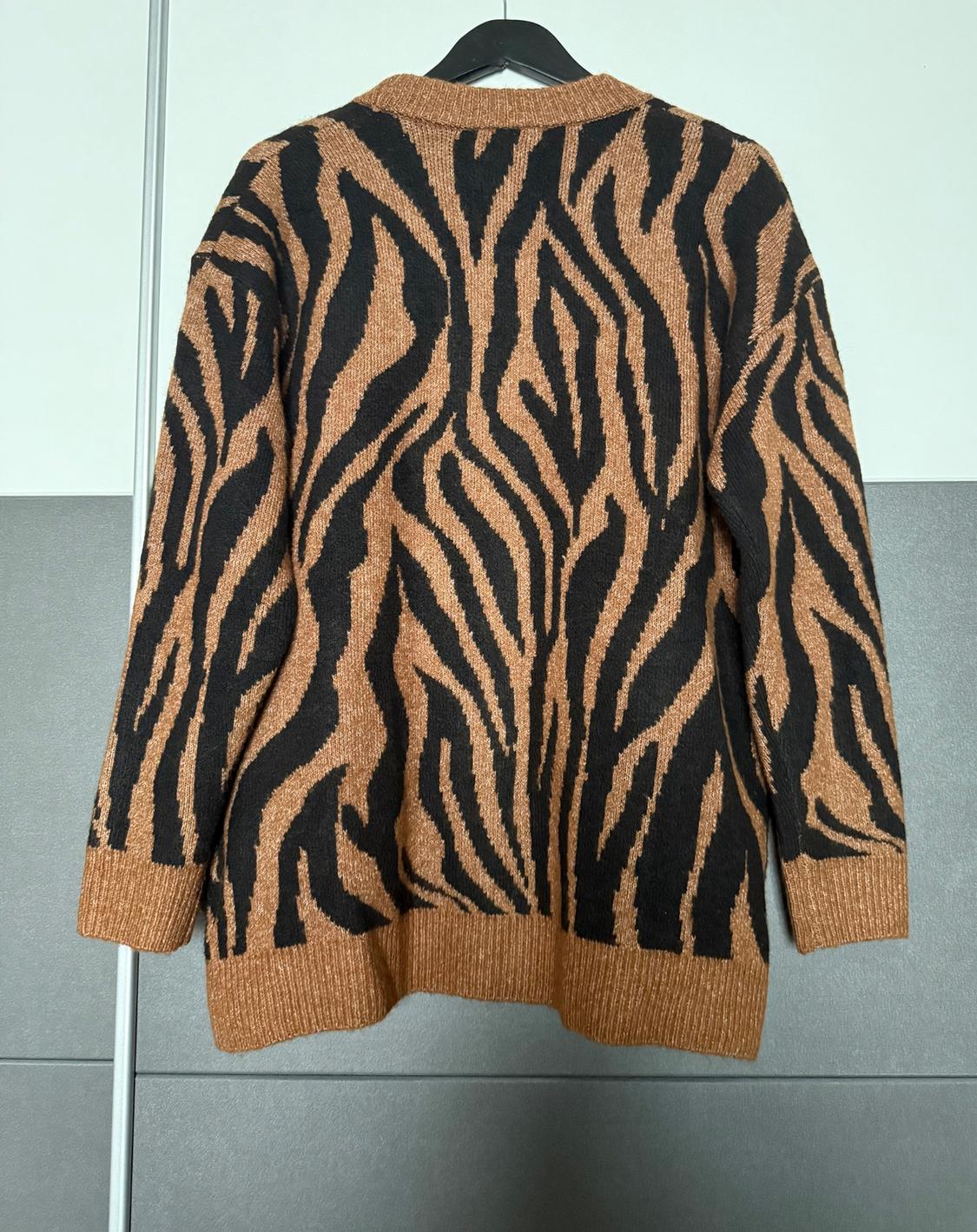 ANIMAL JACQUARD KNIT JACKET - Image 2