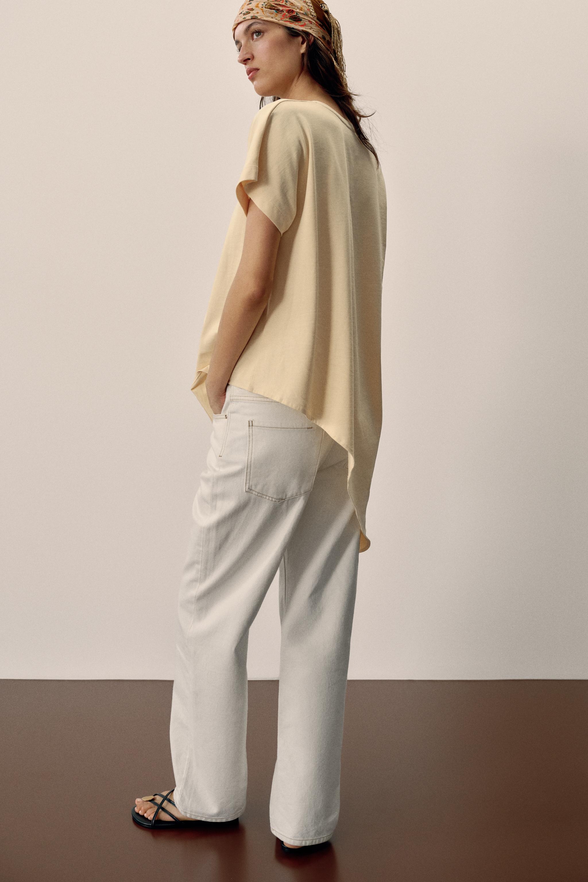 ASYMMETRIC SHORT SLEEVE T-SHIRT