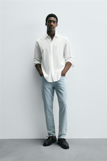 JEANS SLIM FIT TIMELESS - Azul medio de Zara - Imagen 0