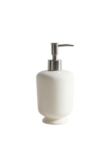 CREAM CERAMIC SOAP DISPENSER - Cream by Zara