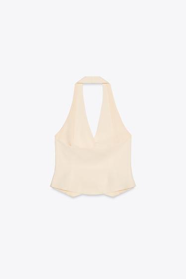 HALTER TAILORED WAISTCOAT - Vanilla by Zara - Image 5