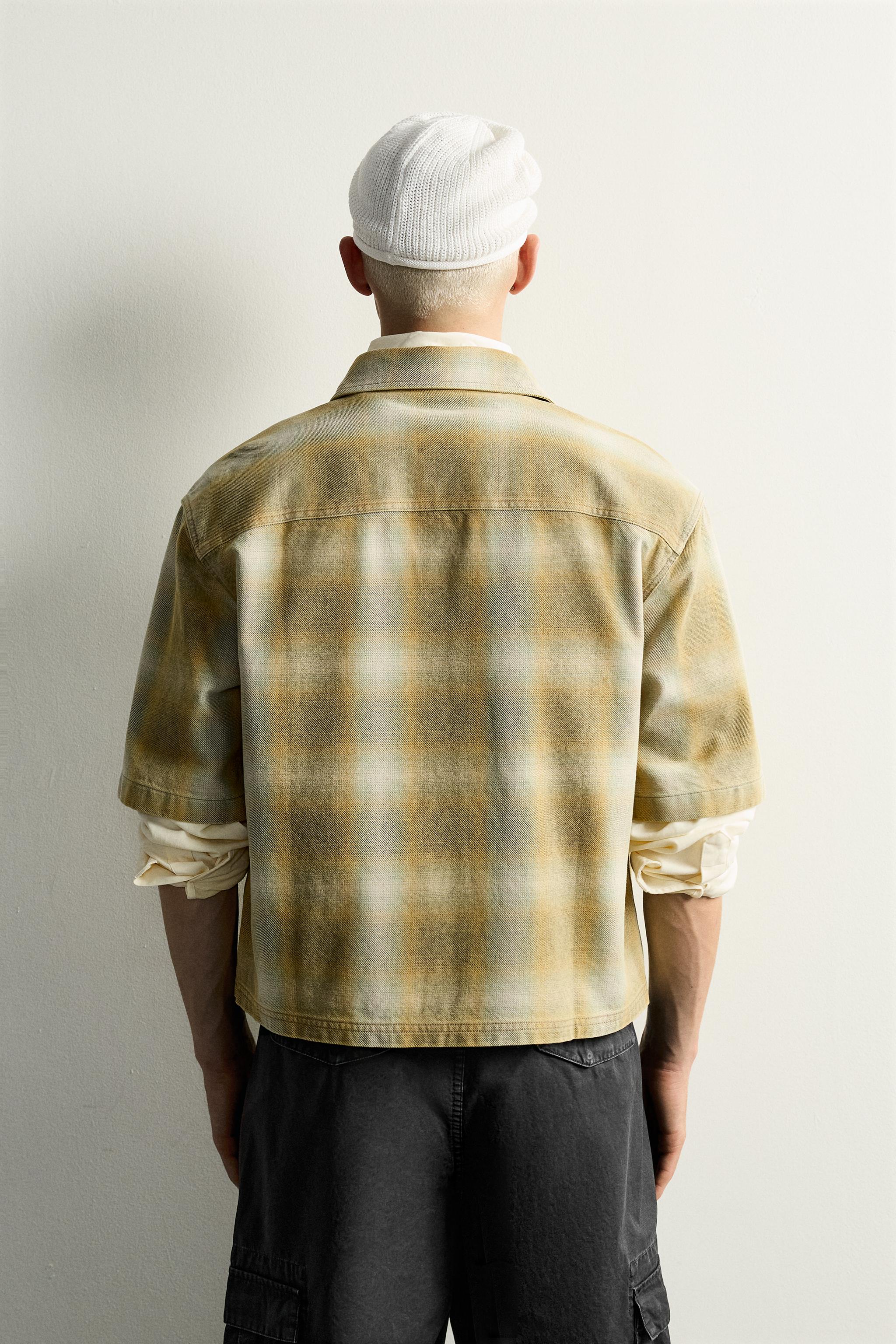 BOXY FIT CHECK SHIRT