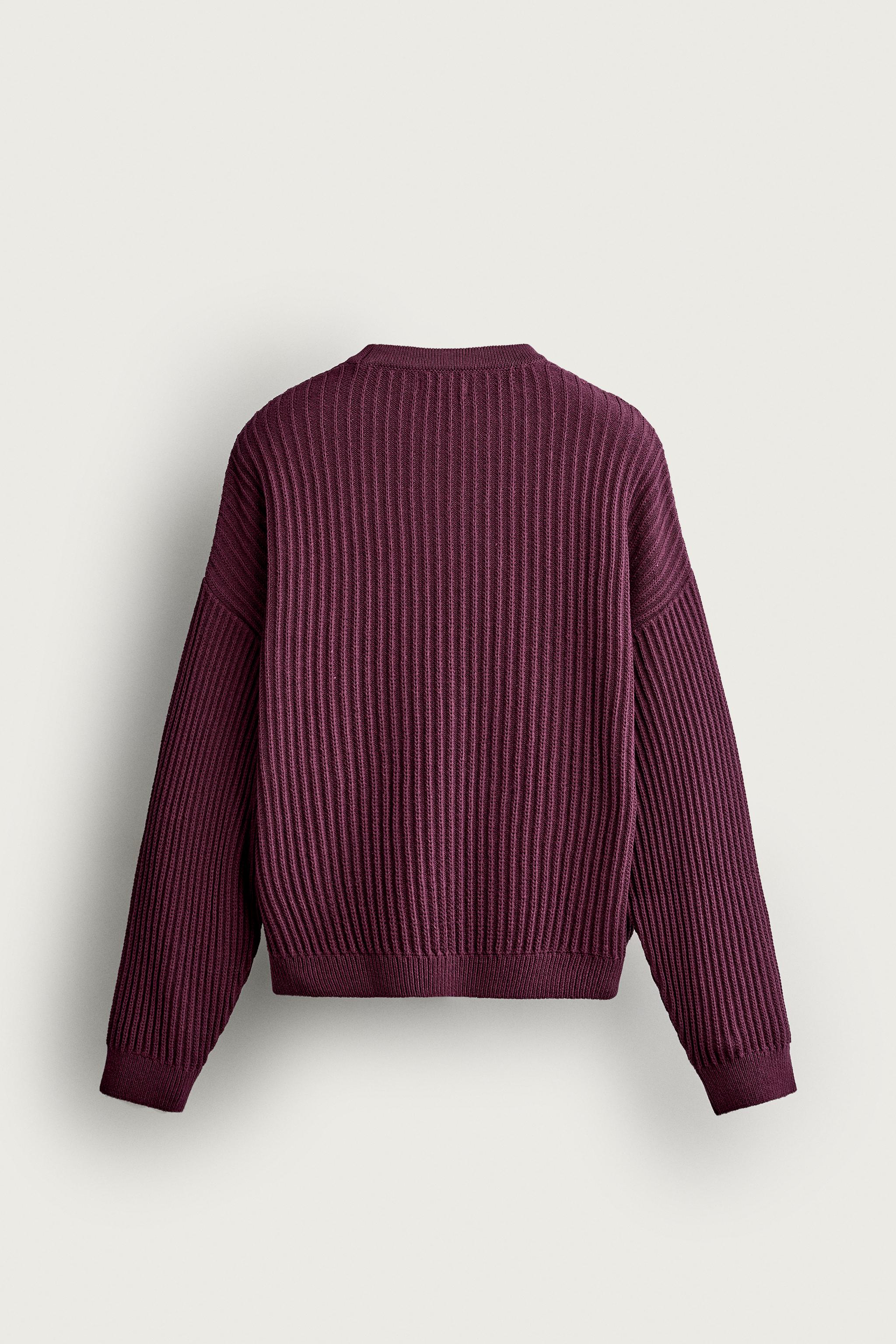 TEXTURED BOXY FIT JUMPER