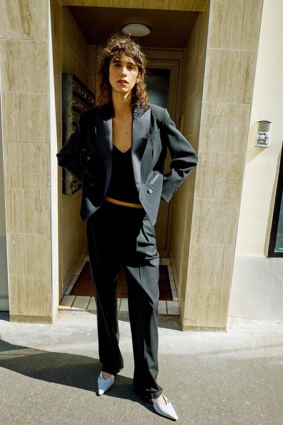 Black Blazer Zara Blazer Dama Blazer Zara Zara Sacos Dama LIMITED