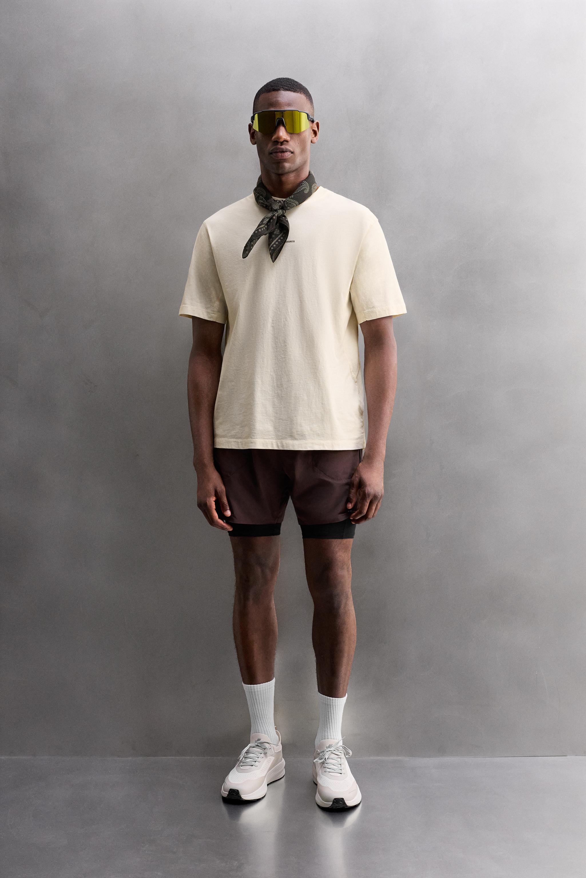 ウェーブラインTシャツ　38 クラネ　ロク　ZARA ドゥドゥ サーフプリントTシャツ - ブラック | ZARA Japan / 日本