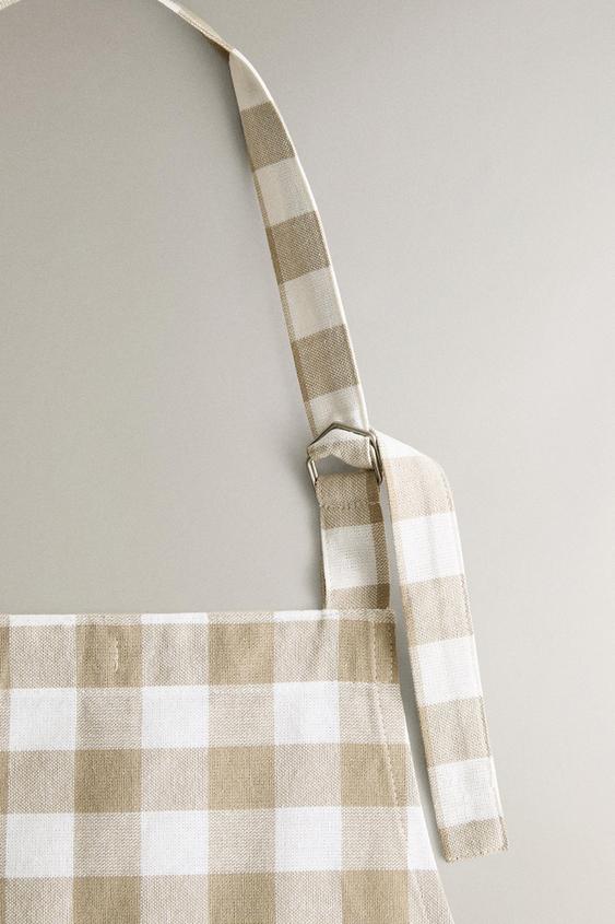 LOT DE 3 TORCHONS CUISINE FIL TEINTÉ - Beige de Zara - Image 1