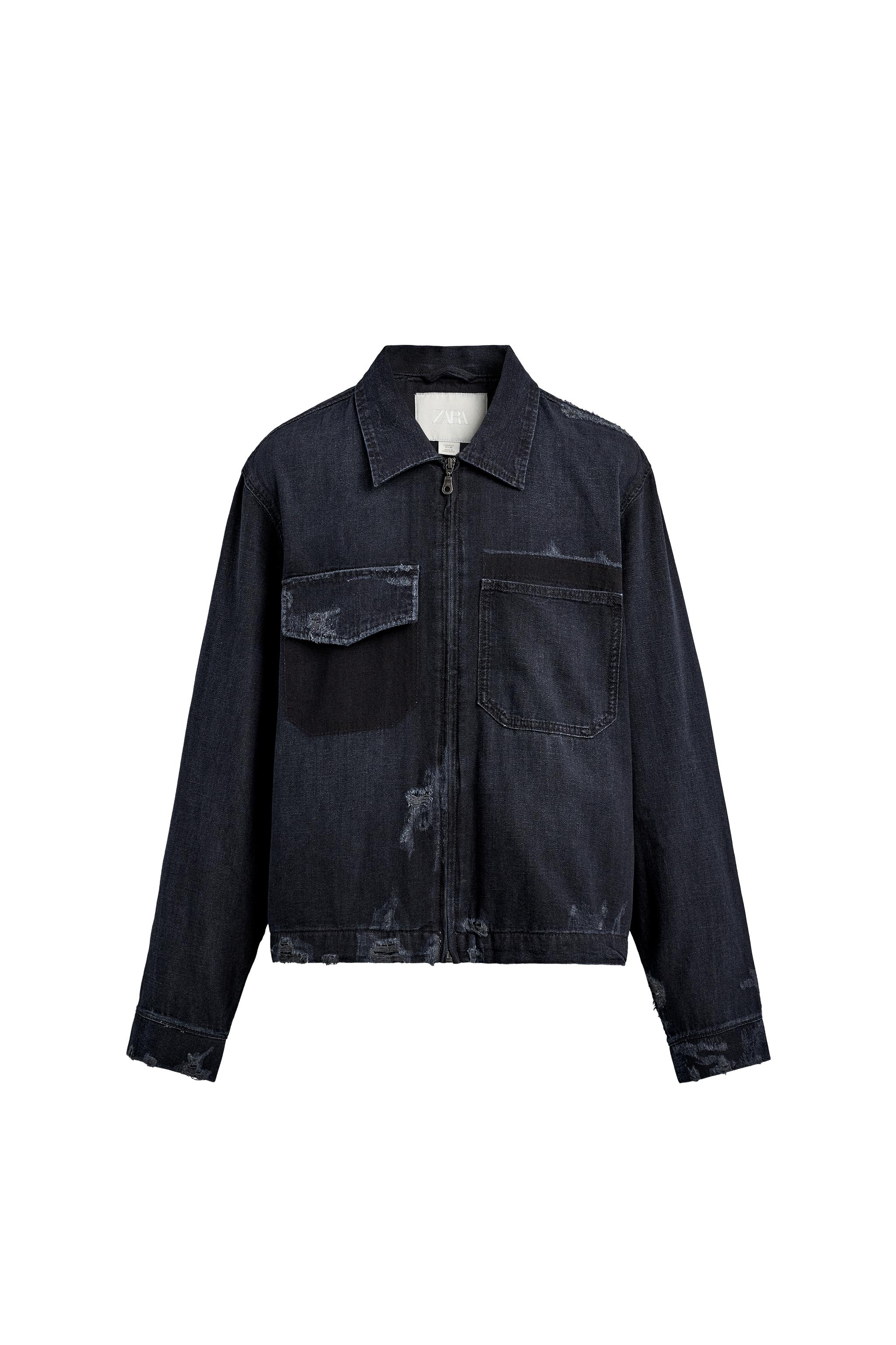 DISTRESSED CROP KESİM CEKET