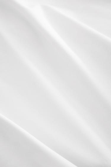 (300 THREAD COUNT) THICK SATEEN FITTED SHEET - White by Zara - Image 3