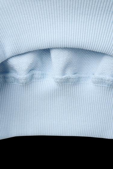 SLOGAN SWEATSHIRT - Light blue by Zara