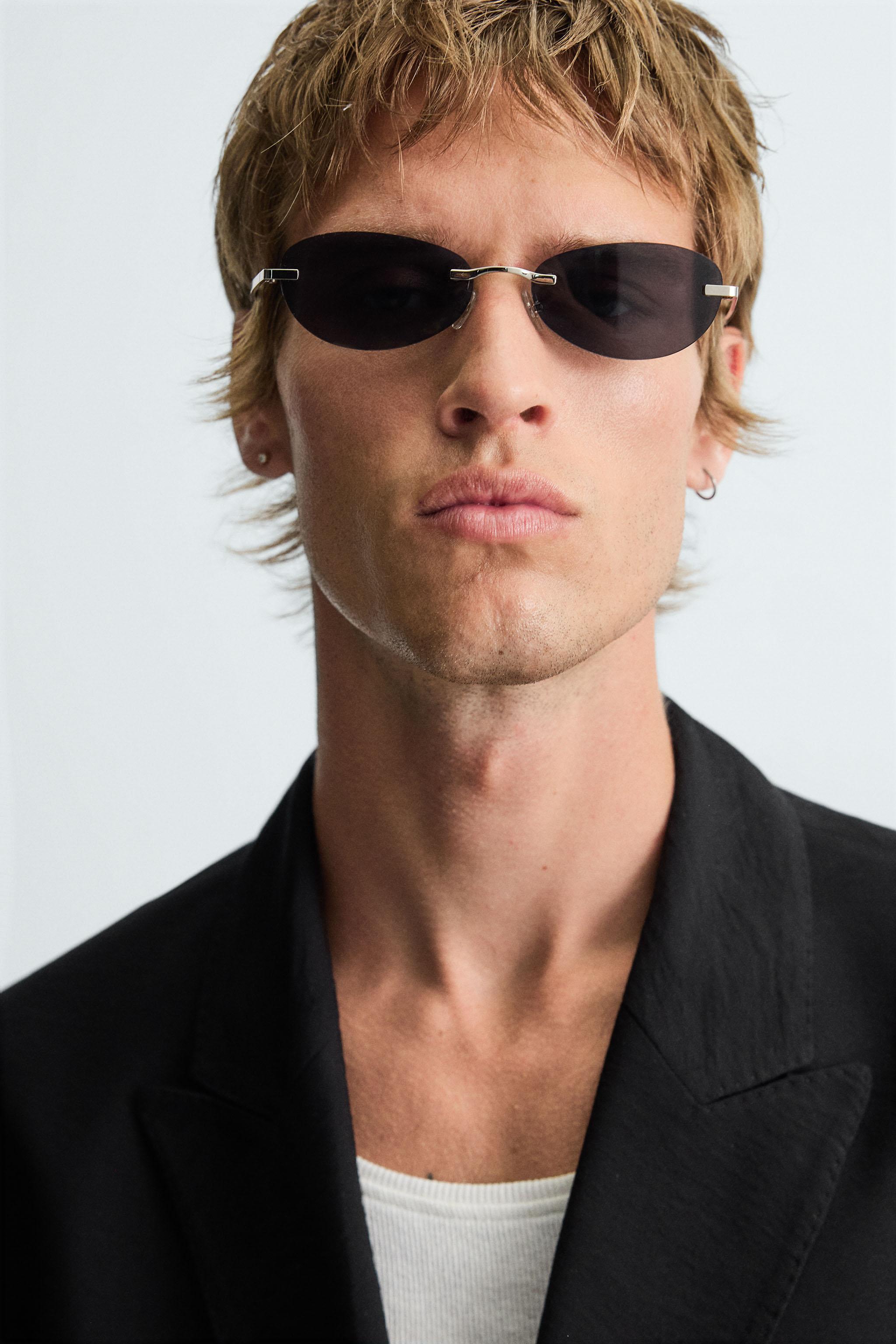 RELAXED FIT FLUID BLAZER - Blue | ZARA United States