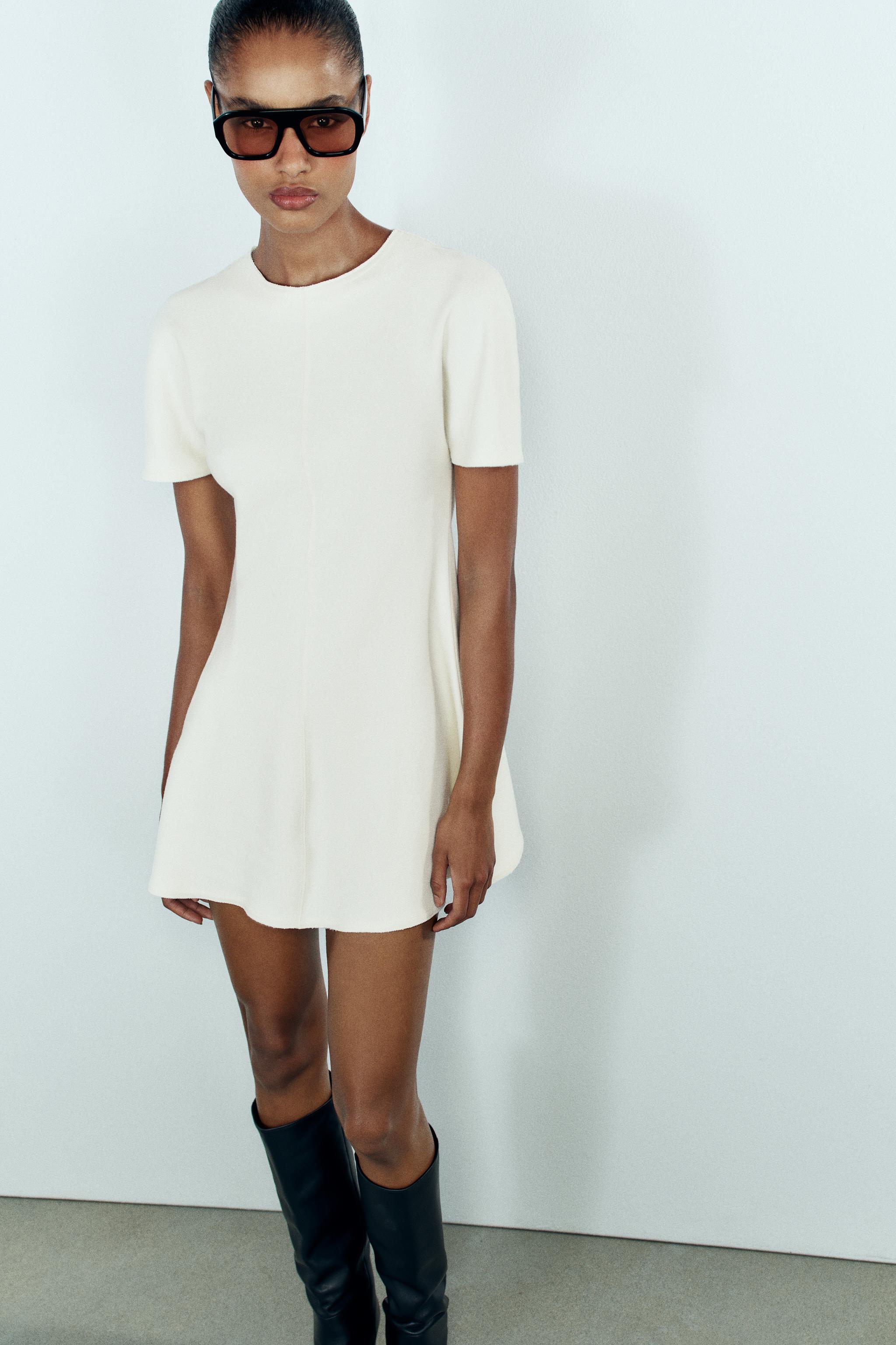 Zara Soft Hacimli Mini Elbise görsel 2