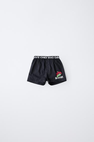 8-14 YEARS/ TWO-PACK OF SKATE POPLIN BOXERS - Multicoloured by Zara - Image 2