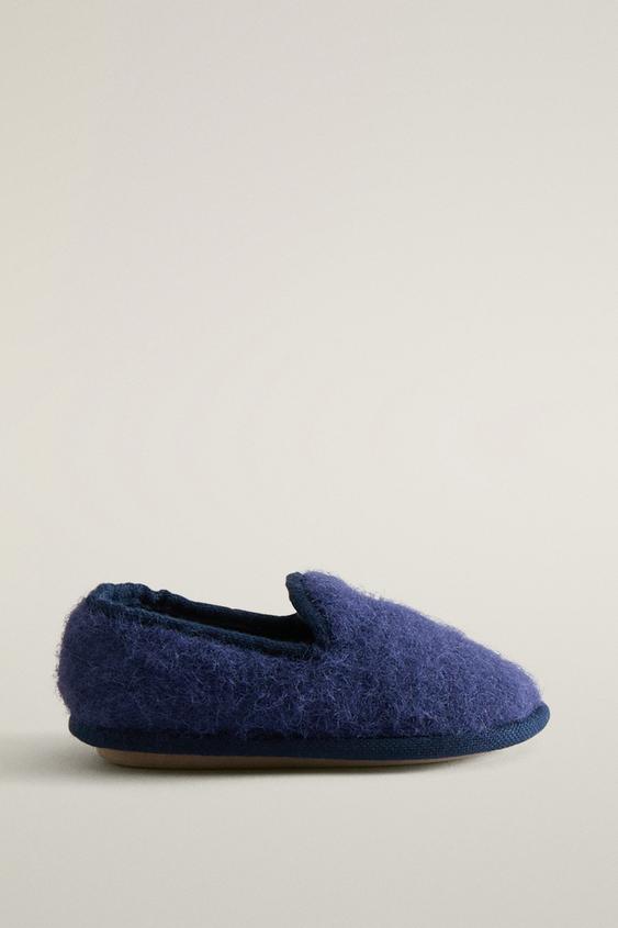 STRUKTURIERTE KINDER-HAUSSCHUHE - Marineblau von Zara - Bild 0