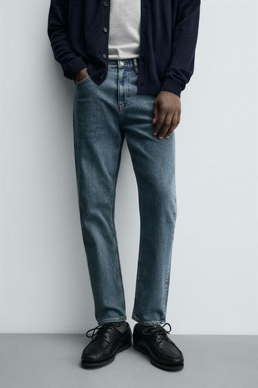 JEANS SLIM TAPERED FIT - Azul / Verde de Zara