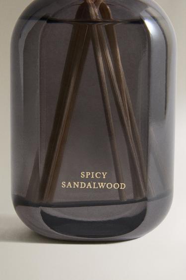 (185 ML) DIFFUSEUR À BÂTONNETS SPICY SANDALWOOD - Gris chiné de Zara - Image 2