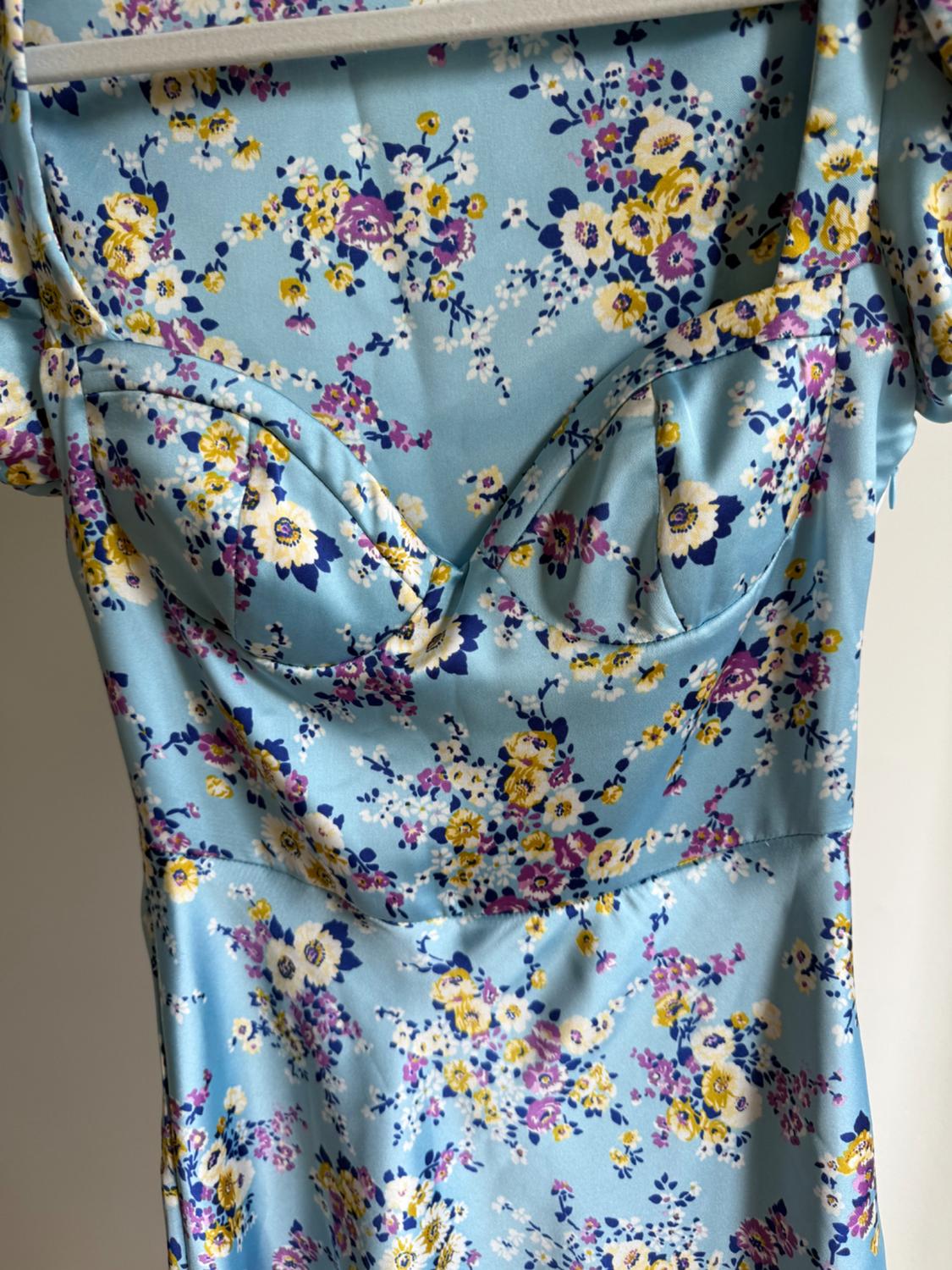VESTIDO ESTAMPADO SATINADO - Image 3
