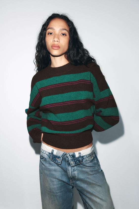 JERSEY PUNTO RAYAS - Multicolor de Zara - Imagen 0