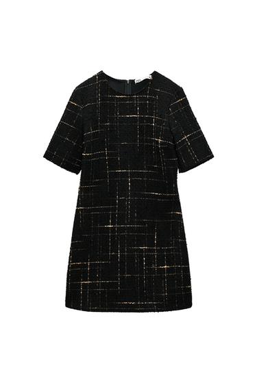 SHORT TEXTURED DRESS