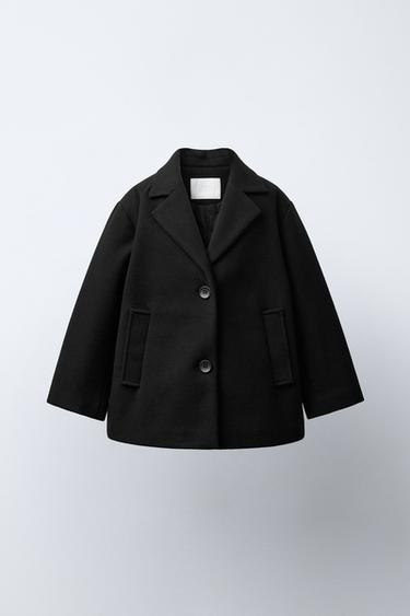 CLOTH COAT - Black by Zara - Image 0