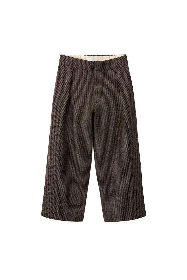 PANTALÓN BALLOON ESTAMPADO CUADROS