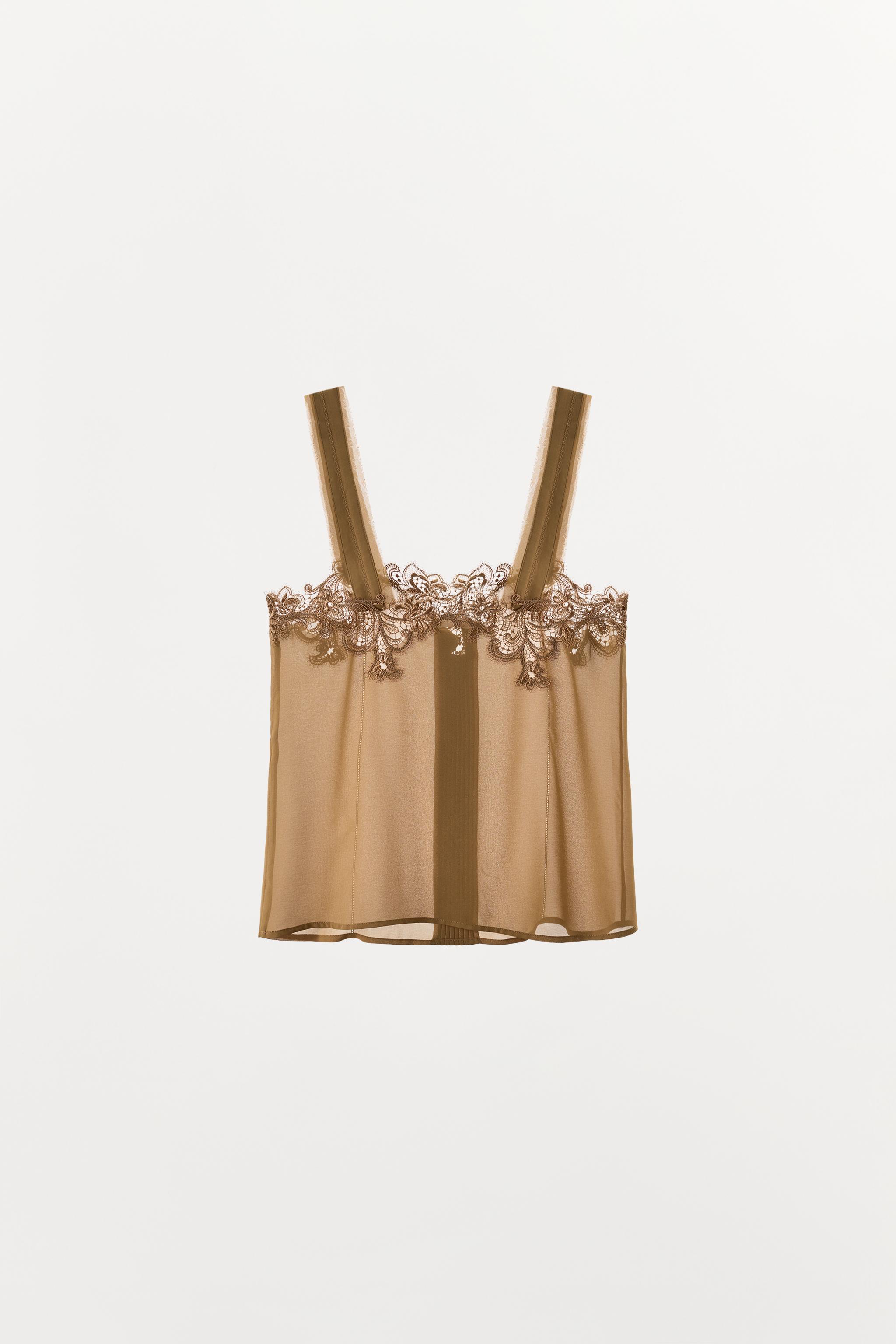 GEORGETTE LACE TOP