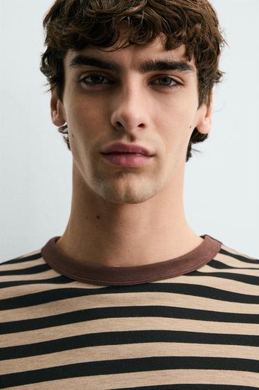 STRIPED LONG SLEEVE T-SHIRT - Stripes by Zara - Image 4
