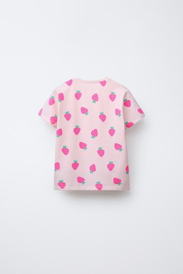 2-6 ANS / PYJAMA IMPRIMÉ FRAISES - Rose de Zara - Image 2