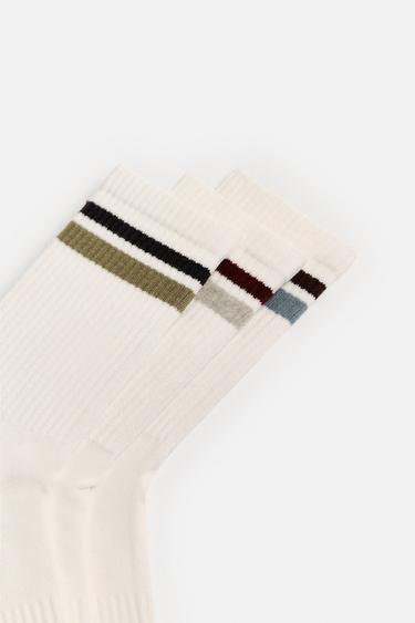 STRIPED SOCKS 3-PACK - various by Zara - Image 2