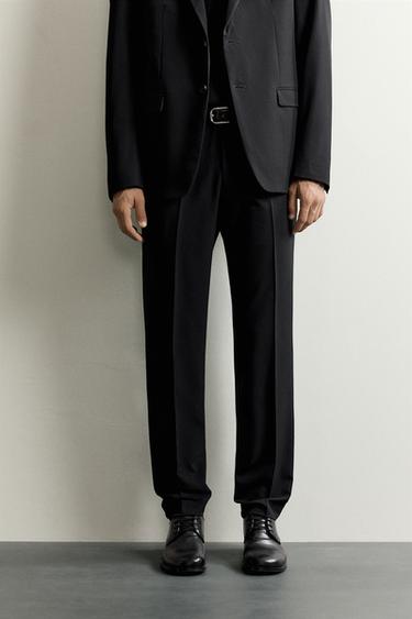 PANTALÓN TRAJE SLIM FIT - Negro de Zara