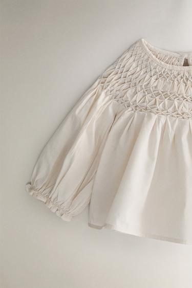 ENSEMBLE BÉBÉ NID D’ABEILLE ENFANT - Crème de Zara - Image 2