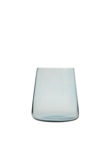 CONICAL CRYSTALLINE TUMBLER - Blue by Zara