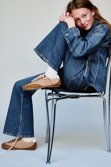 ÁO SƠ MI KHOÁC NGOÀI VẢI DENIM - Xanh dương từ Zara