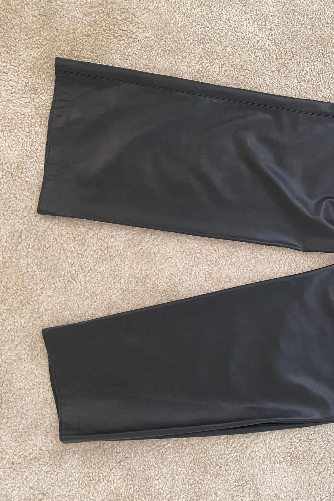 FAUX LEATHER TROUSERS - Image 4