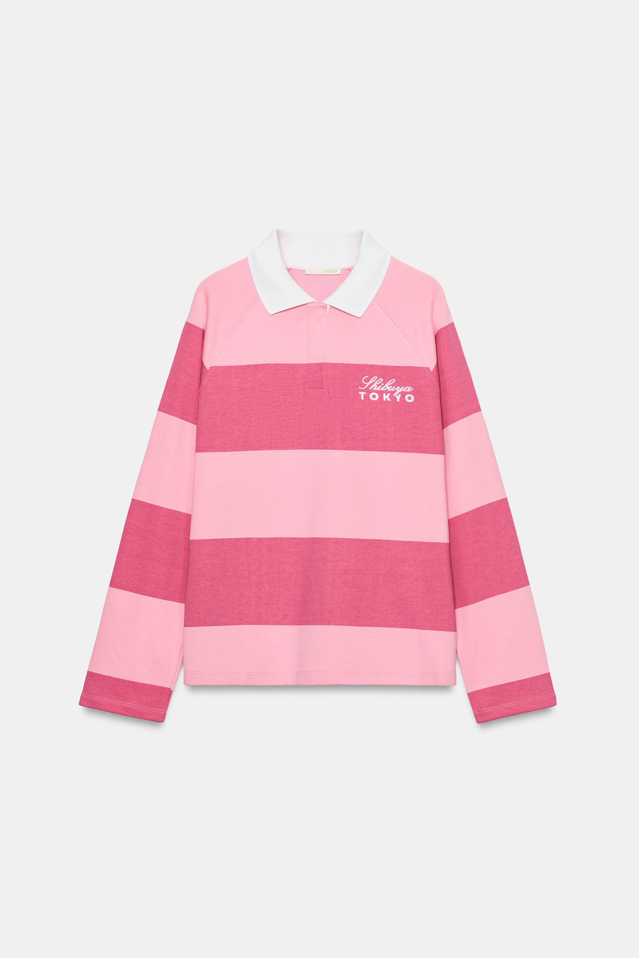 EMBROIDERED STRIPED POLO SHIRT
