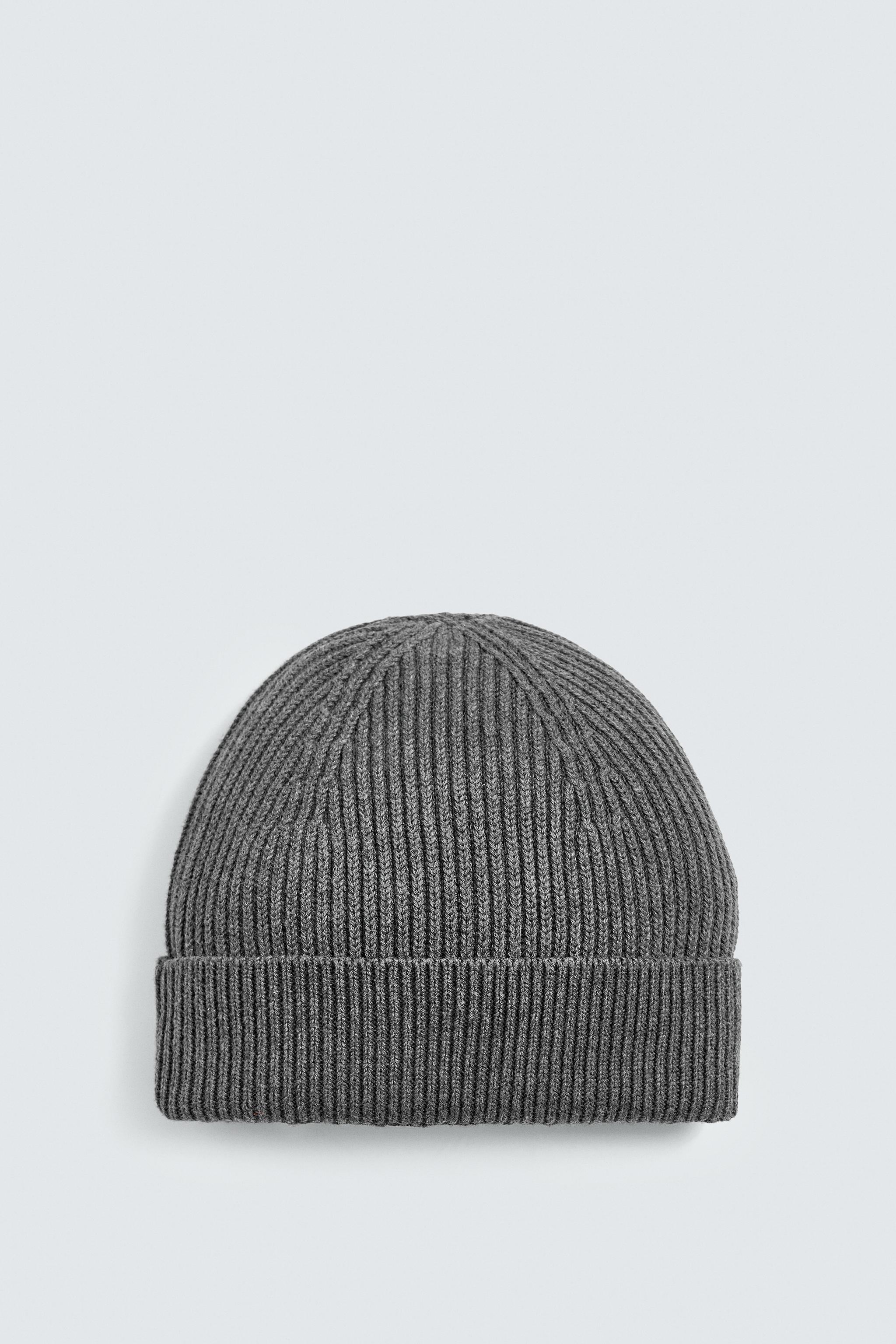 BASIC KNIT HAT - Khaki | ZARA Canada
