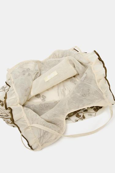 SHOPPER DÉTAIL BRODERIES - Doré de Zara - Image 5