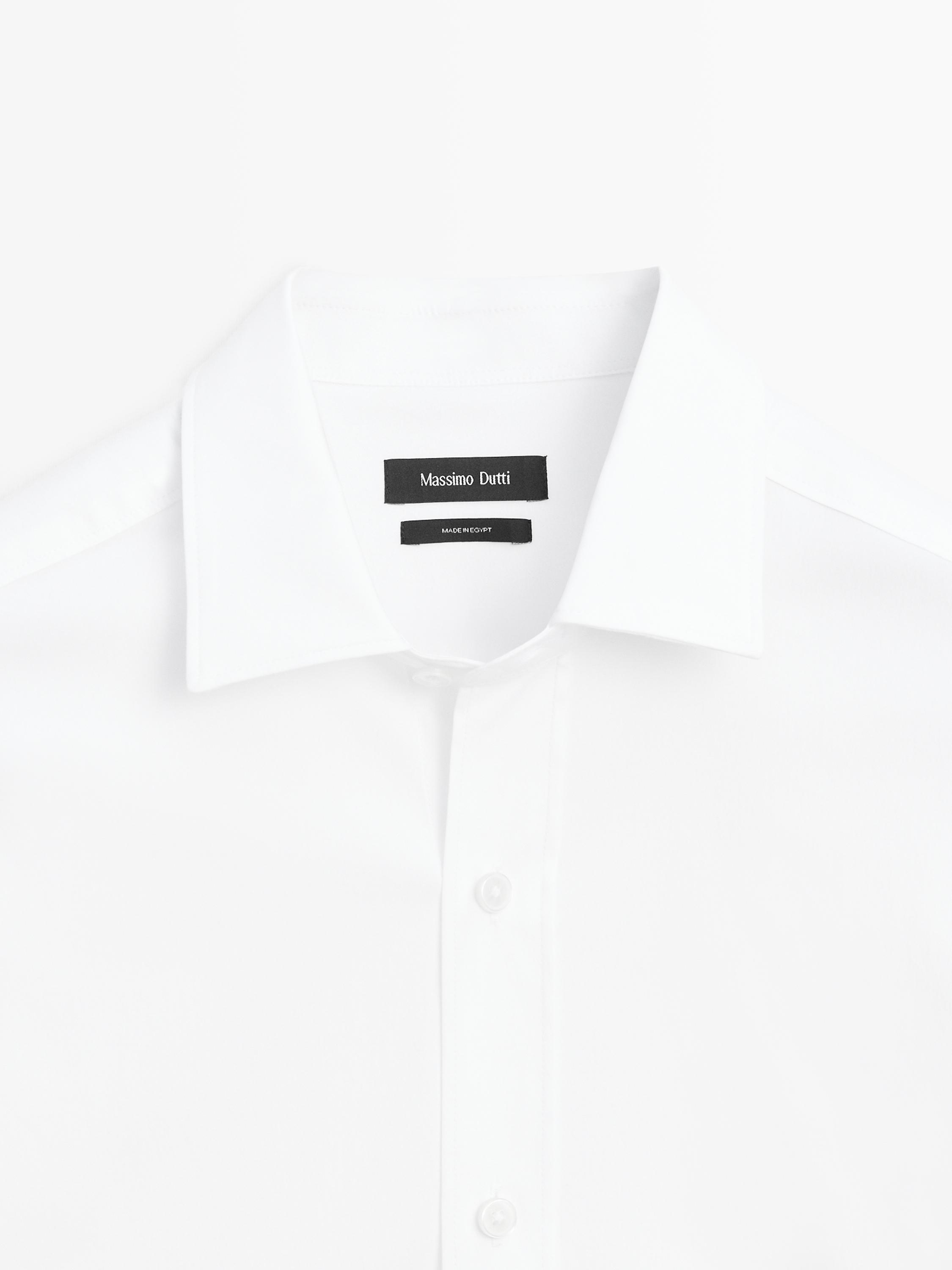 Regular fit stretch shirt