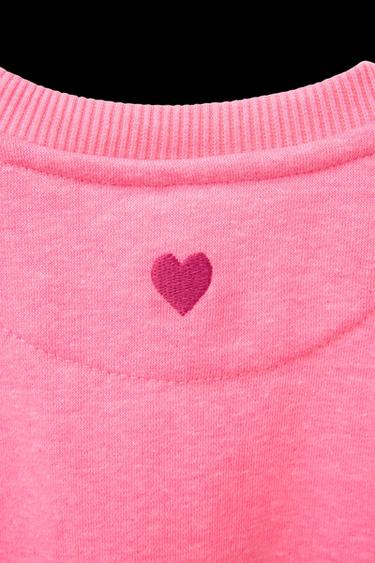 EINFARBIGES BASIC-SWEATSHIRT - Pink von Zara