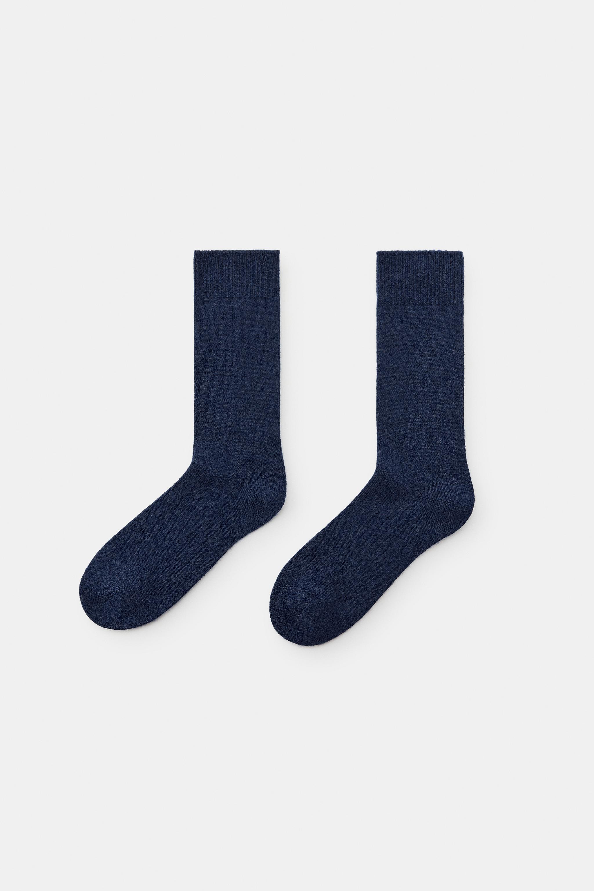 PLAIN SOCKS WITH WOOL