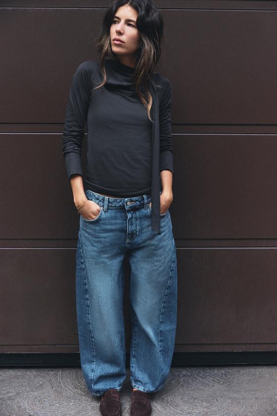 TOP CUELLO BUFANDA - Gris antracita de Zara - Imagen 0