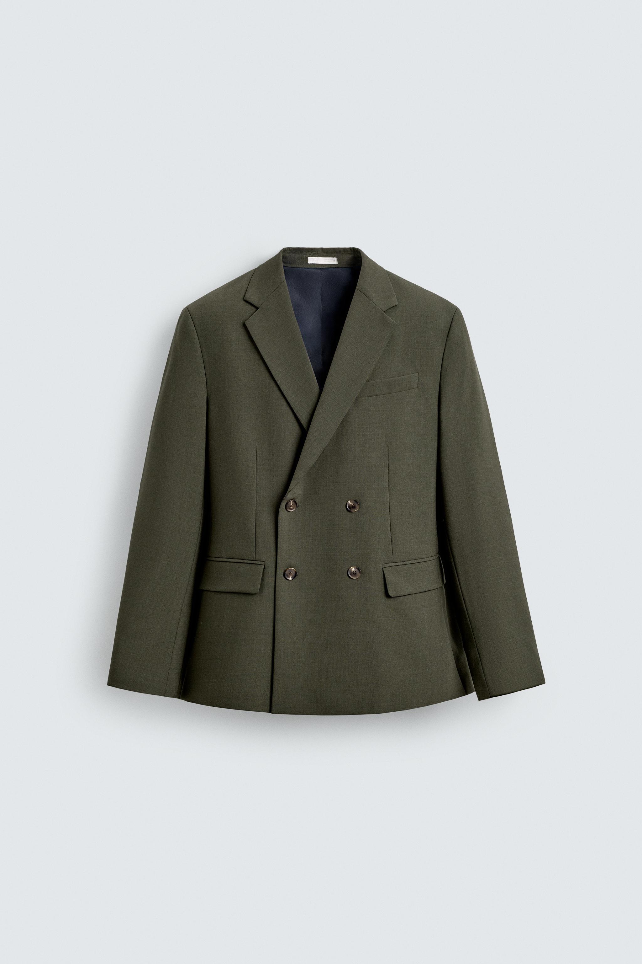 新品 ZARA ウールブレンド ダブル ブレスト ジャケット M 今季完売品！ ZARA - ZARA ZW COLLECTION ダブルフェイス ウールブレンド