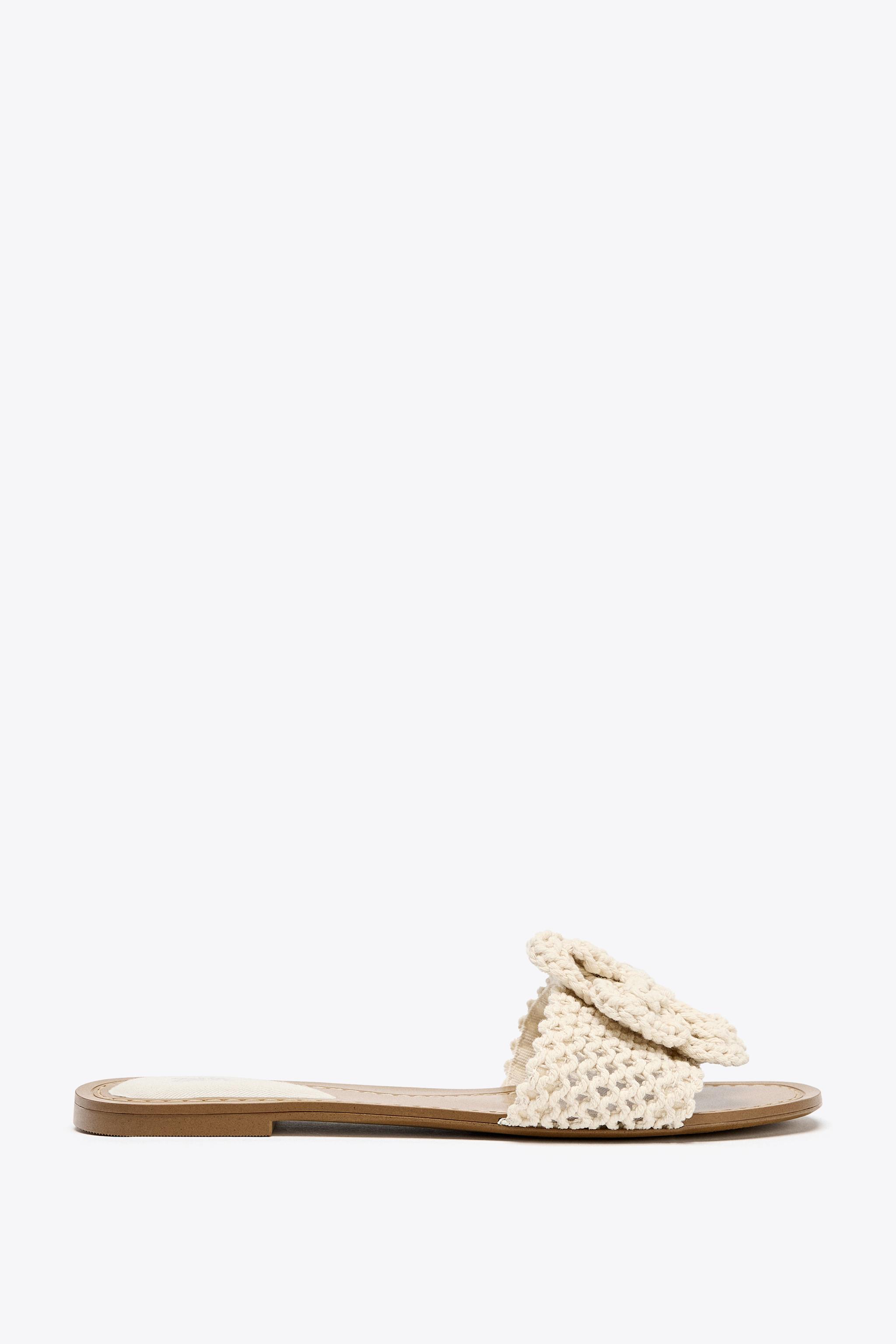 [JILLSTUART]★韓国人気★ELLIE SQUARE TOE RIBBON FLAT SANDALS Sandals – Elle's Boutique