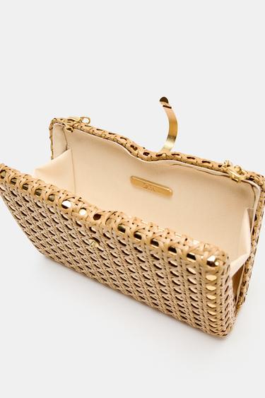 SAC RIGIDE MÉTALLIQUE - Or de Zara - Image 3