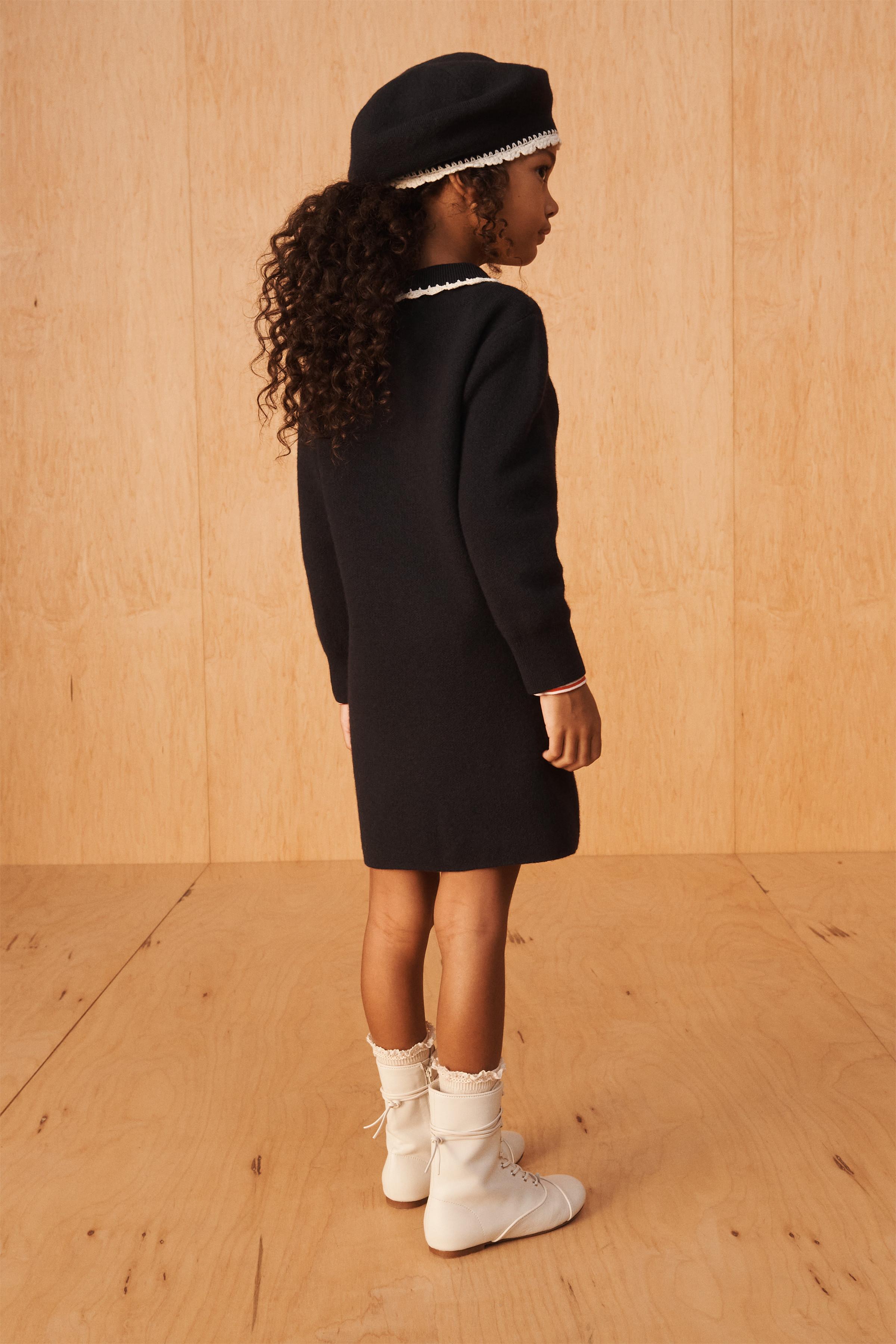 ROBE 100% LAINE BRODÉE CROCHET ÉDITION LIMITÉE