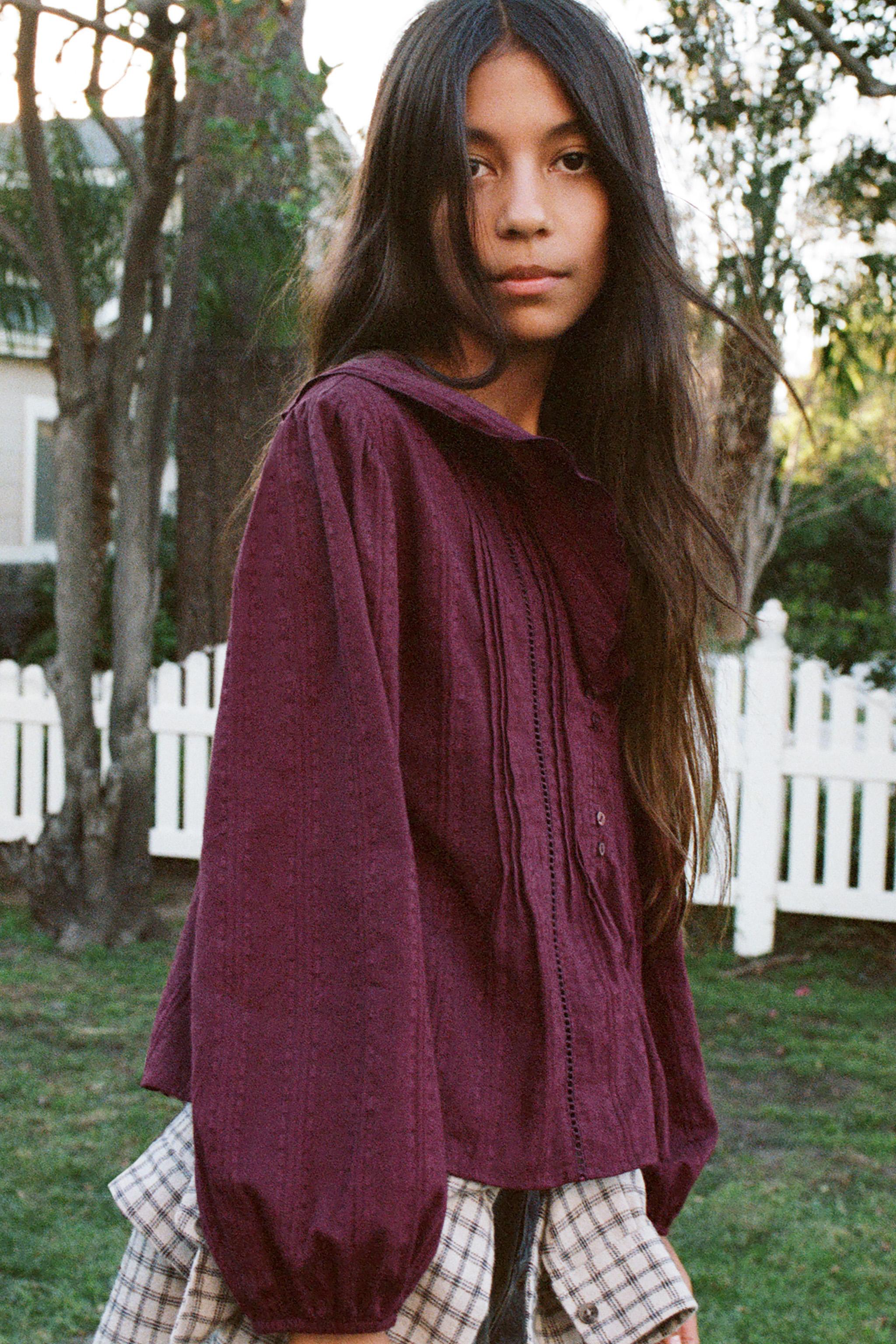 ROMANTIC RUFFLED COLLAR SHIRT