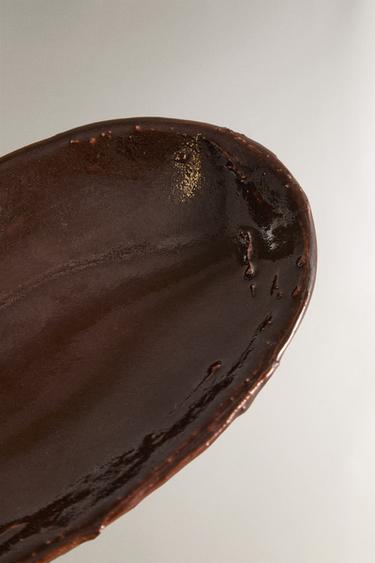 BROWN CERAMIC BATHROOM SOAP DISH - Brown by Zara - Image 2