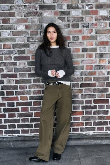 SOFT RIB T-SHIRT - Grey marl by Zara
