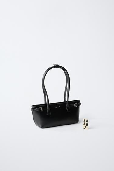 SAC PORTÉ ÉPAULE À BOUCLES - Noir de Zara - Image 5