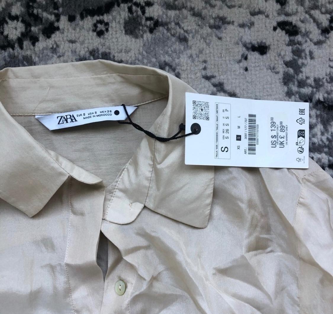 ZW COLLECTION 100% SILK SHIRT - Image 3
